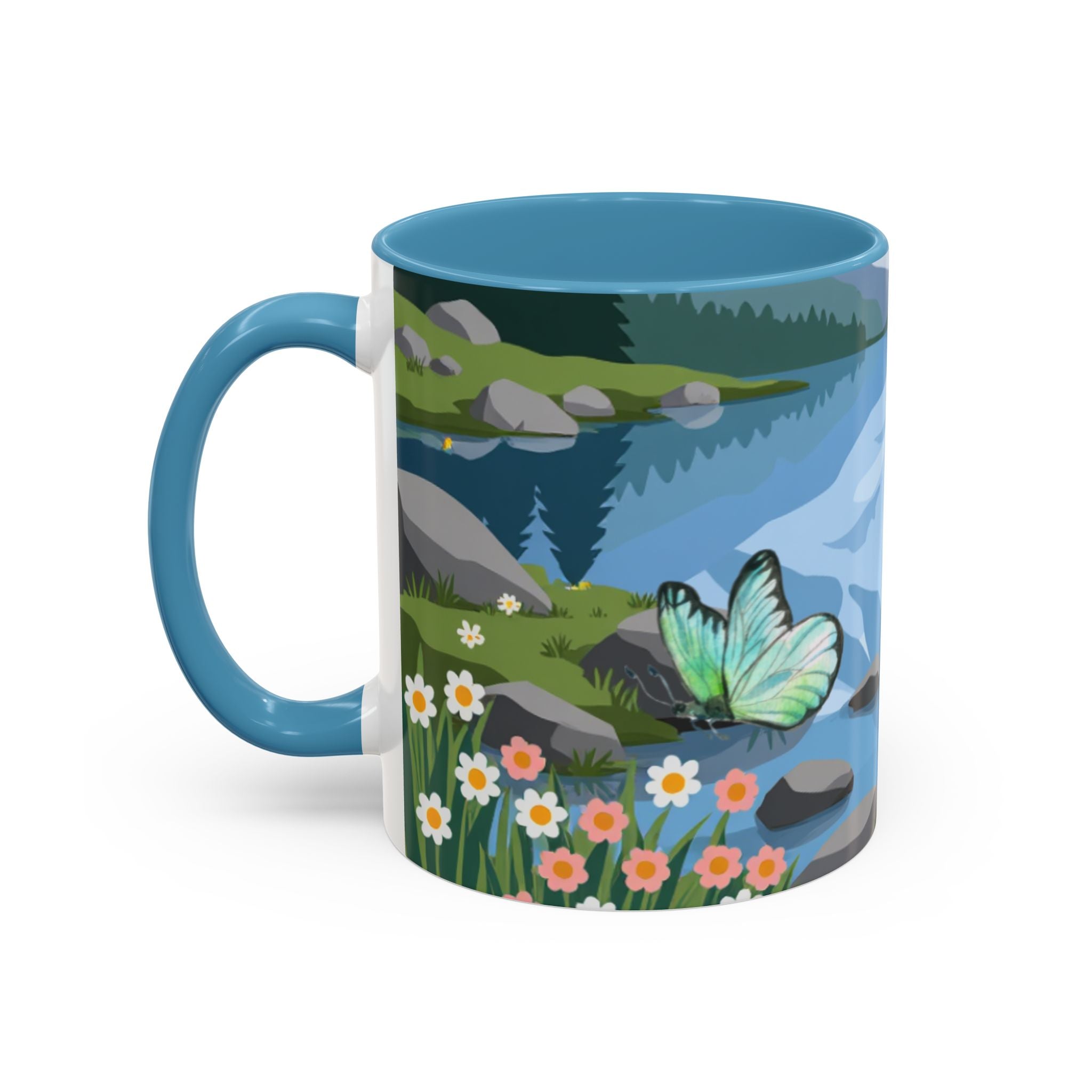 Butterfly Meadow Accent Coffee Mug (11oz)