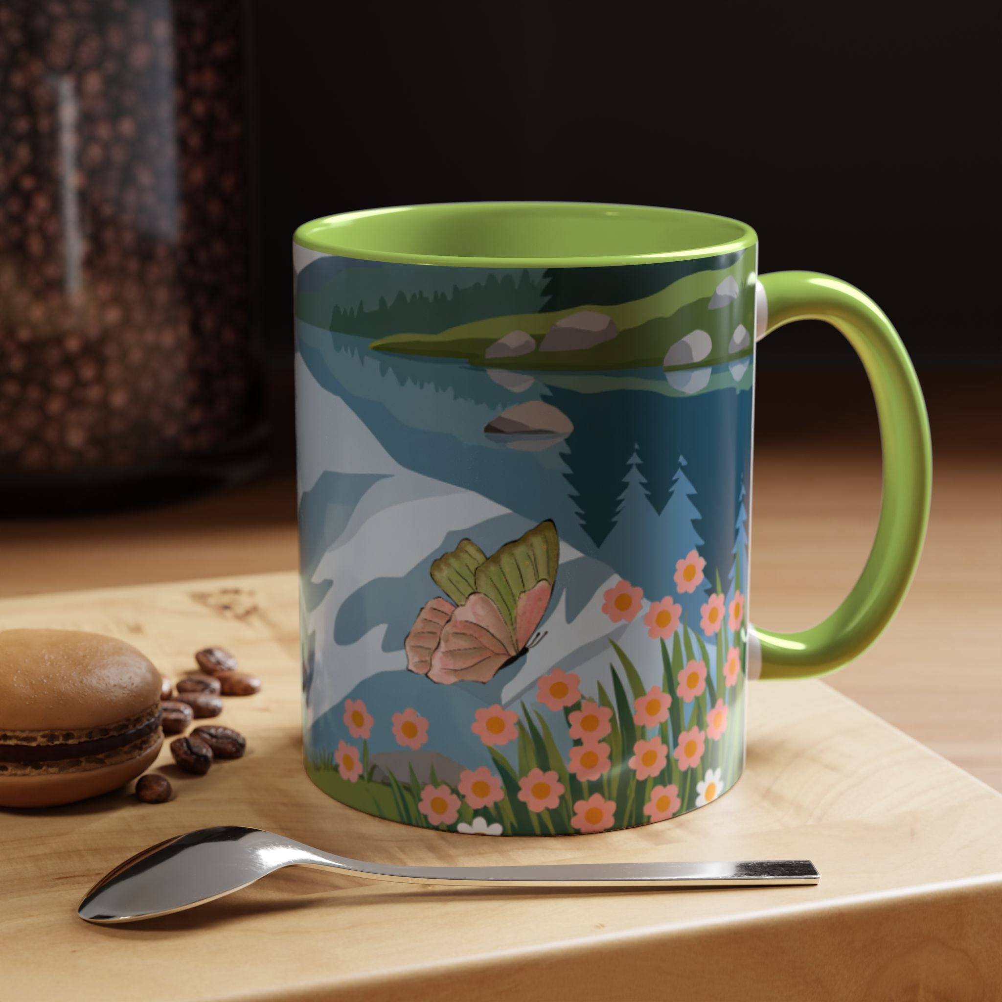 Butterfly Meadow Accent Coffee Mug (11oz)