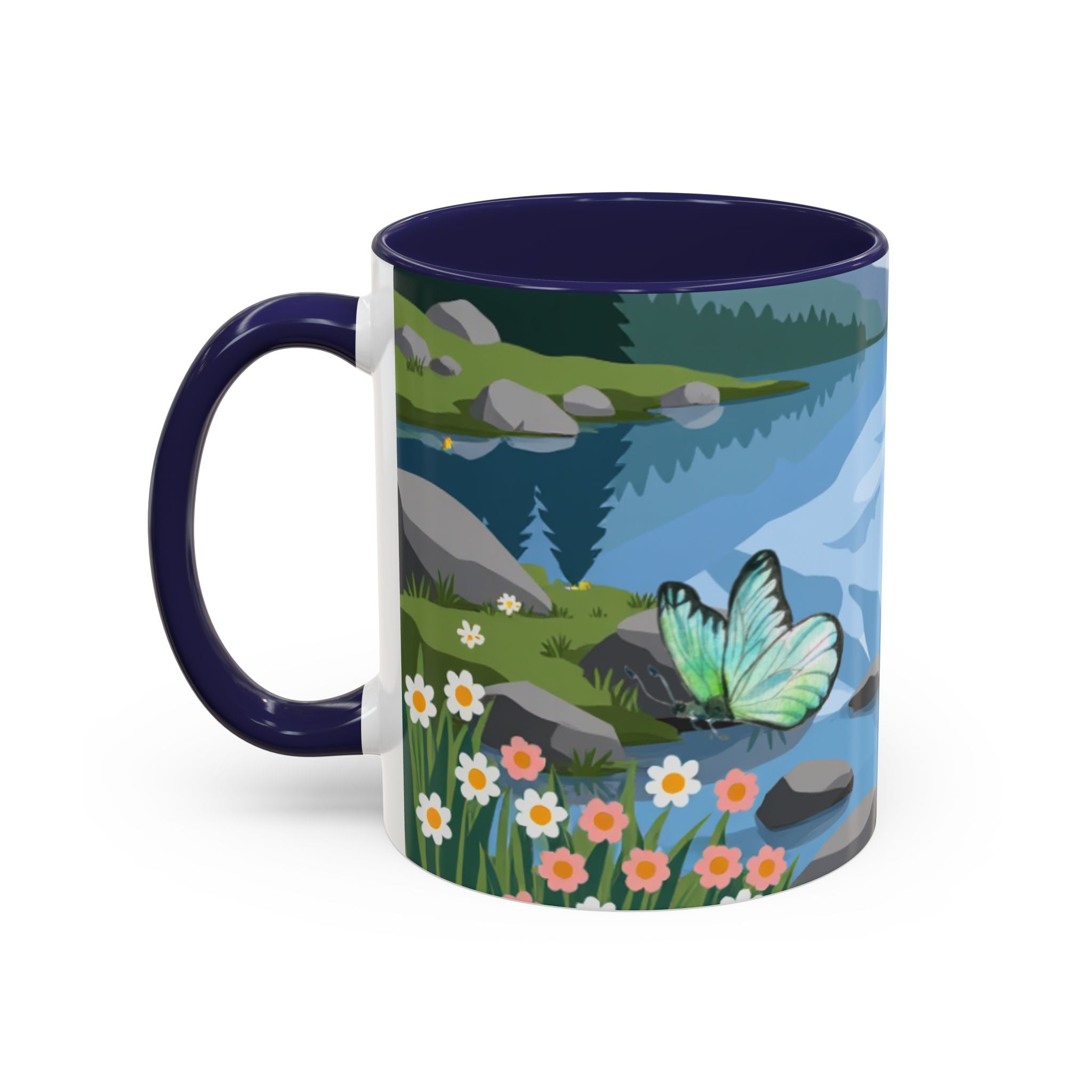 Butterfly Meadow Accent Coffee Mug (11oz)