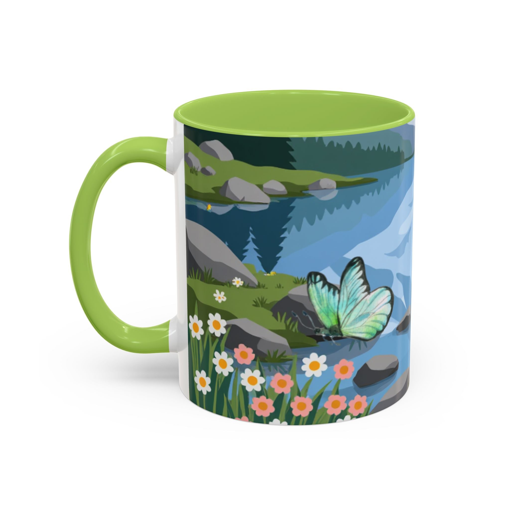 Butterfly Meadow Accent Coffee Mug (11oz)