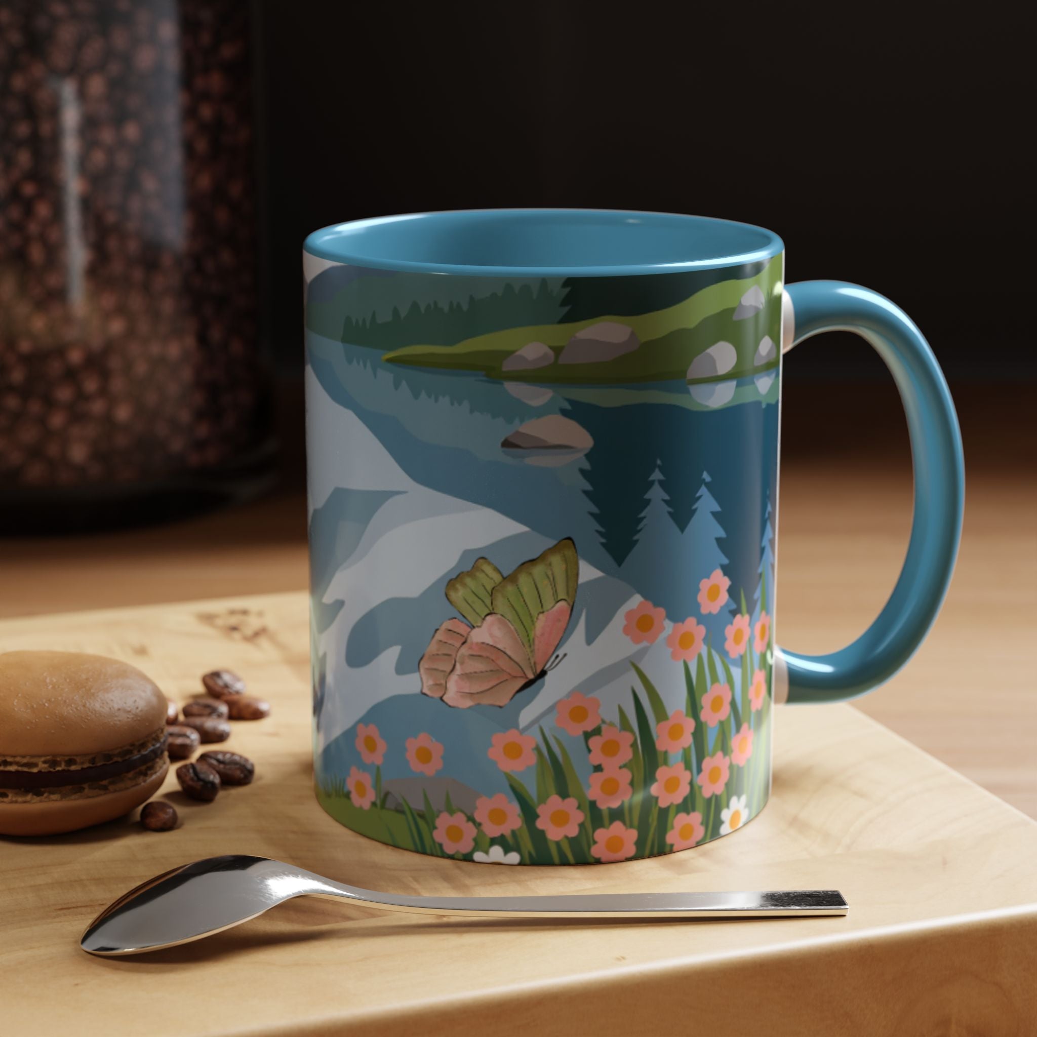 Butterfly Meadow Accent Coffee Mug (11oz)