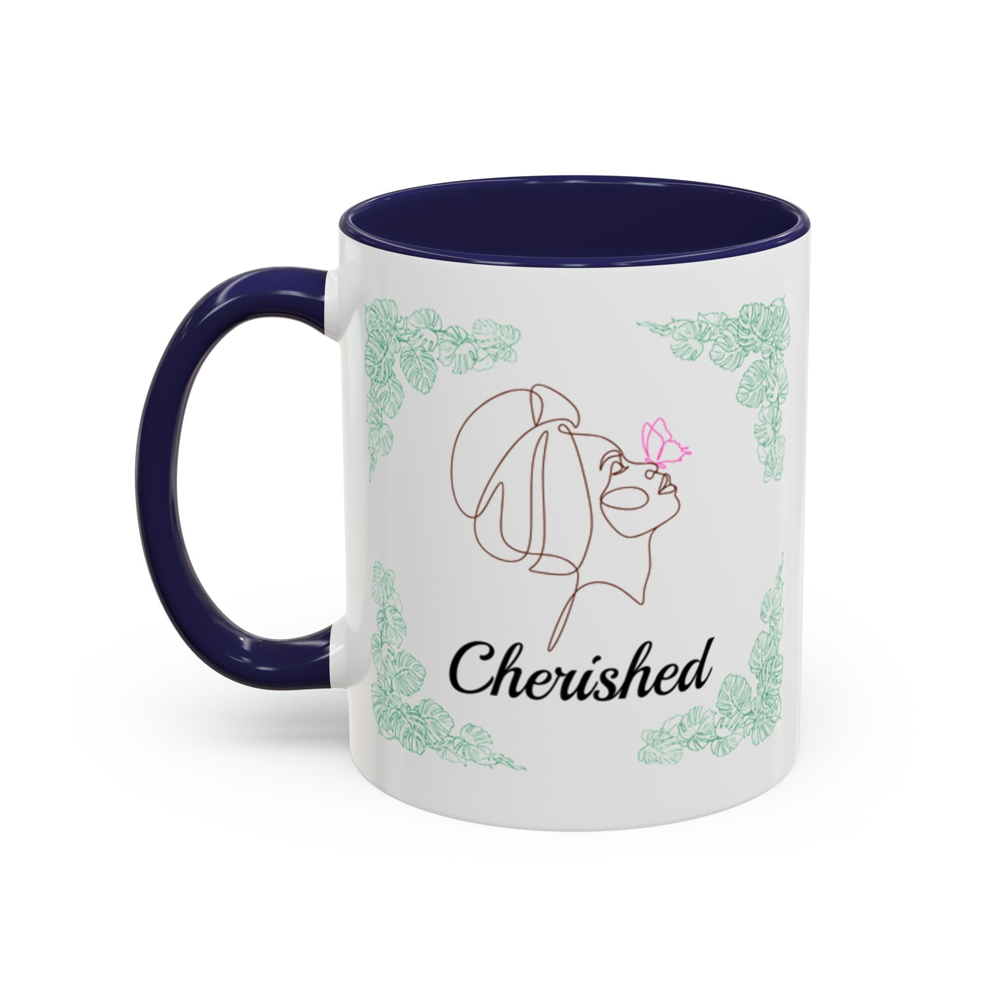 Flourish & Cherish Mug - Black Woman with Butterfly