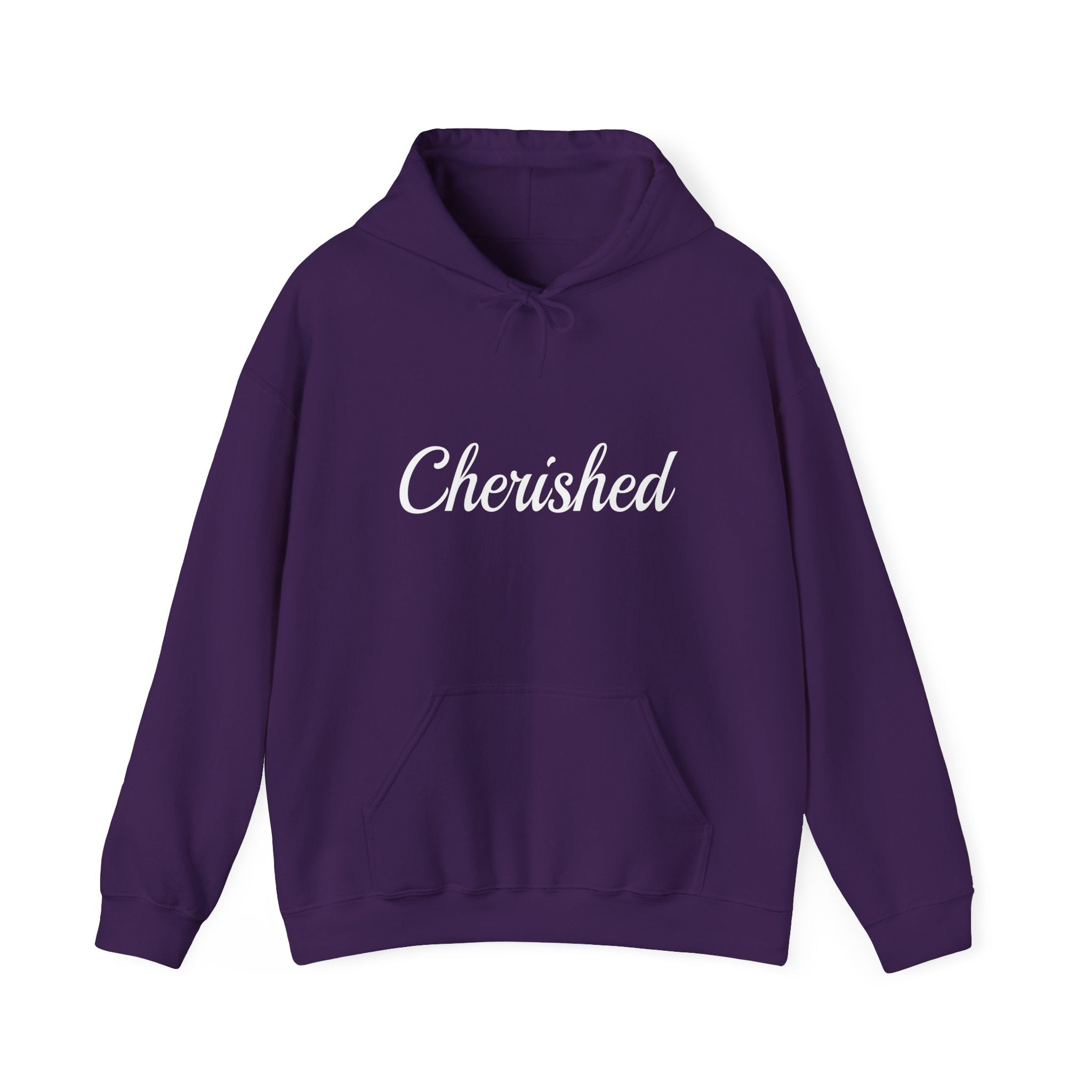 Cherished (White) Heavy Blend™ Hooded Sweatshirt