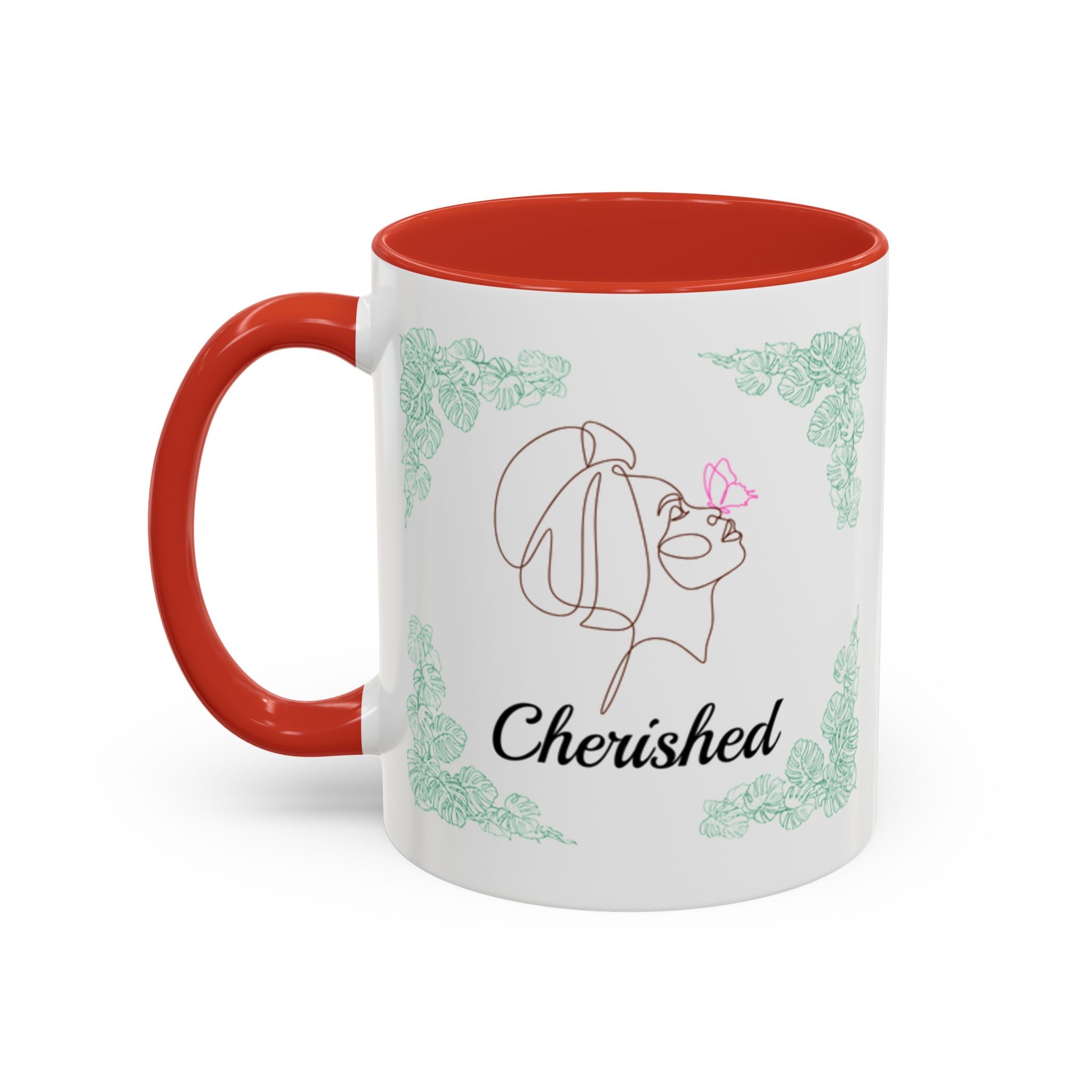 Flourish & Cherish Mug - Black Woman with Butterfly