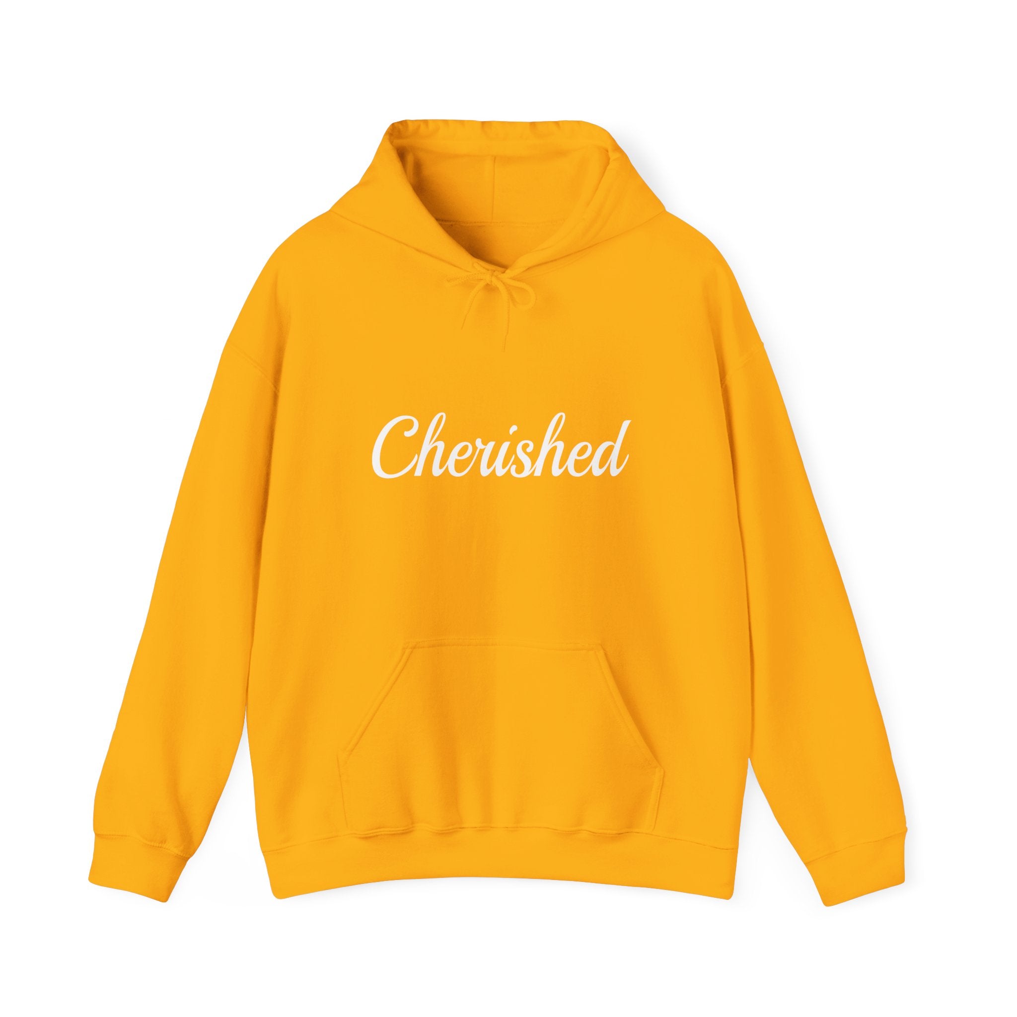 Cherished (White) Heavy Blend™ Hooded Sweatshirt