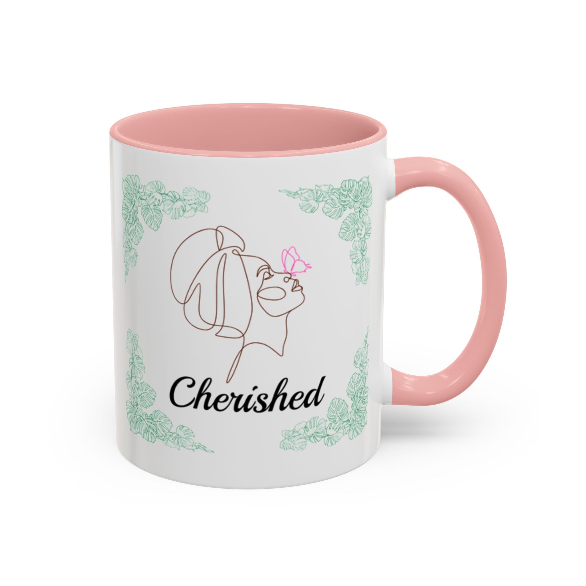 Flourish & Cherish Mug - Black Woman with Butterfly