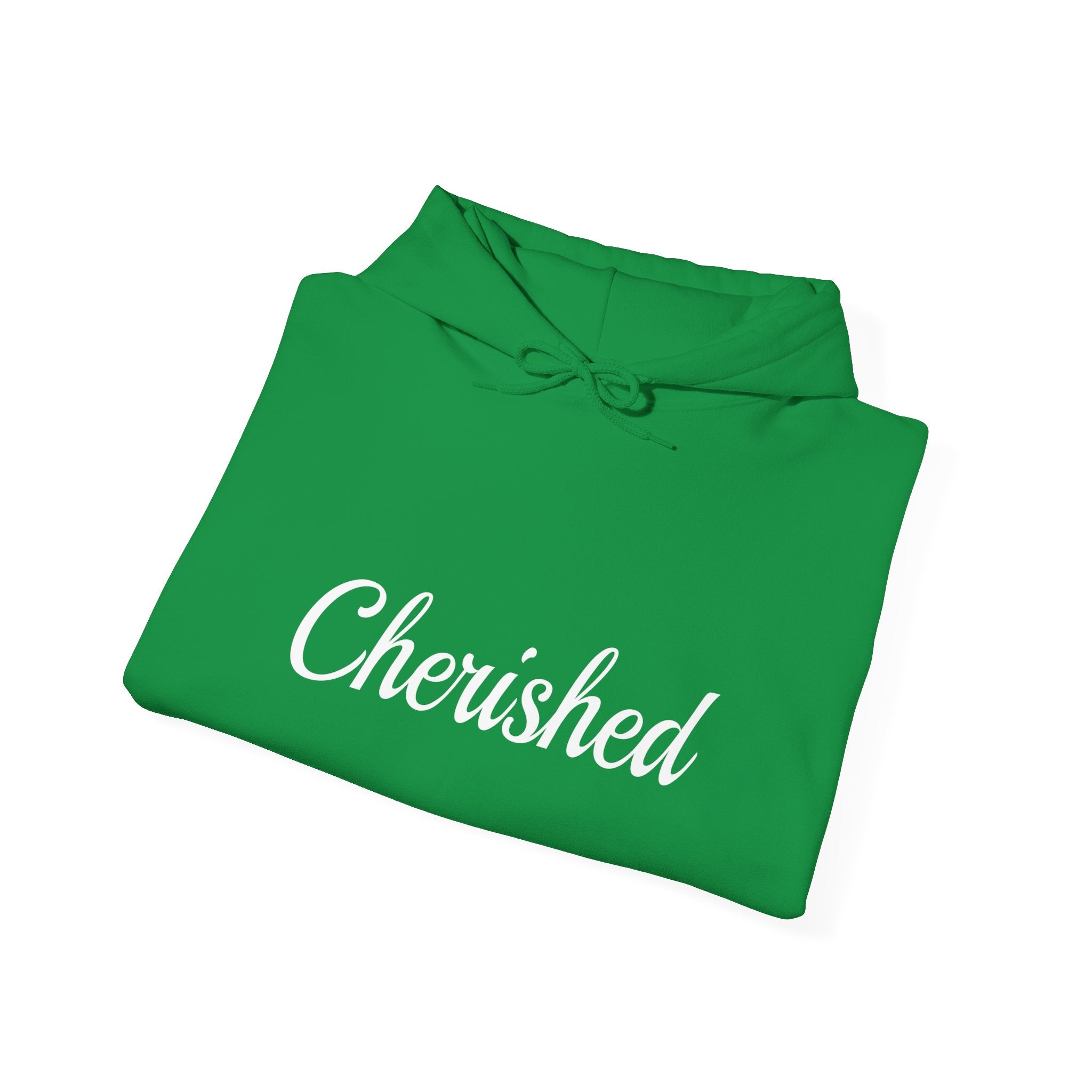 Cherished (White) Heavy Blend™ Hooded Sweatshirt