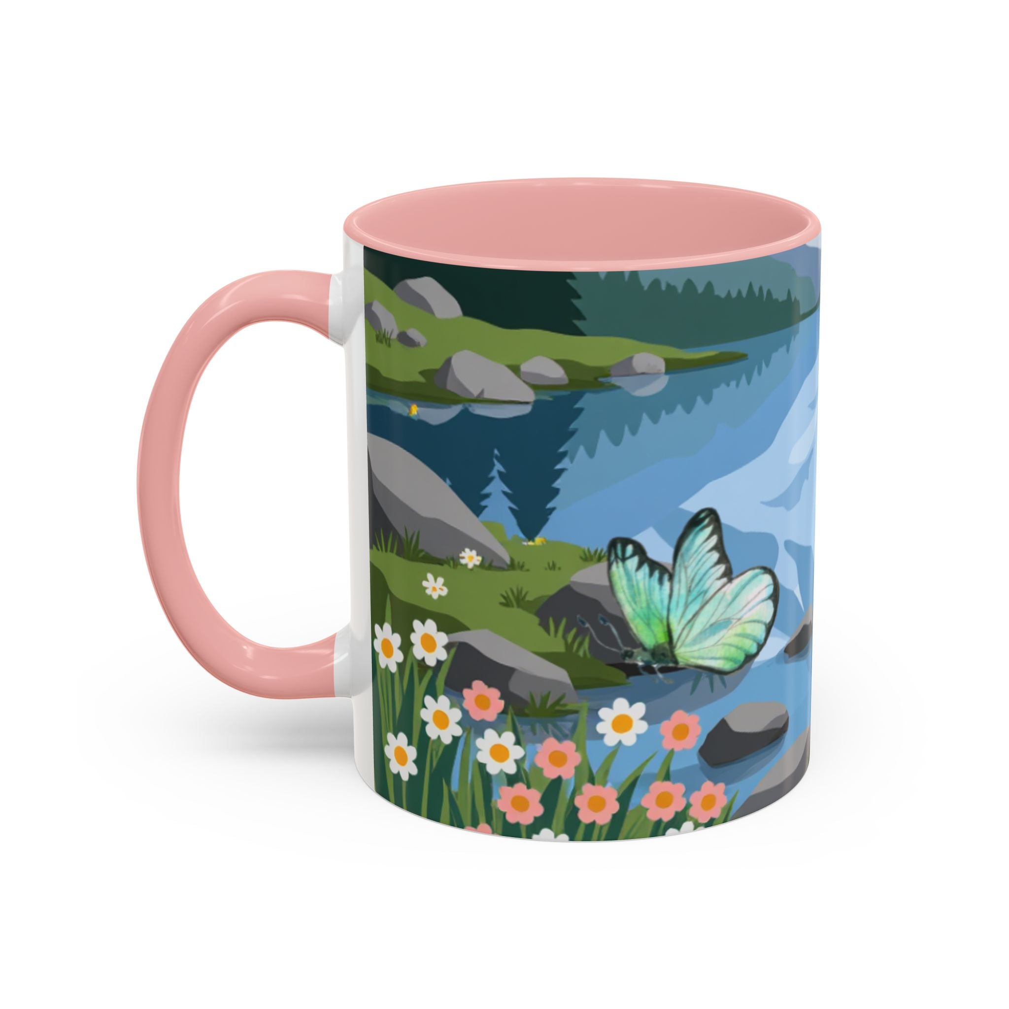 Butterfly Meadow Accent Coffee Mug (11oz)