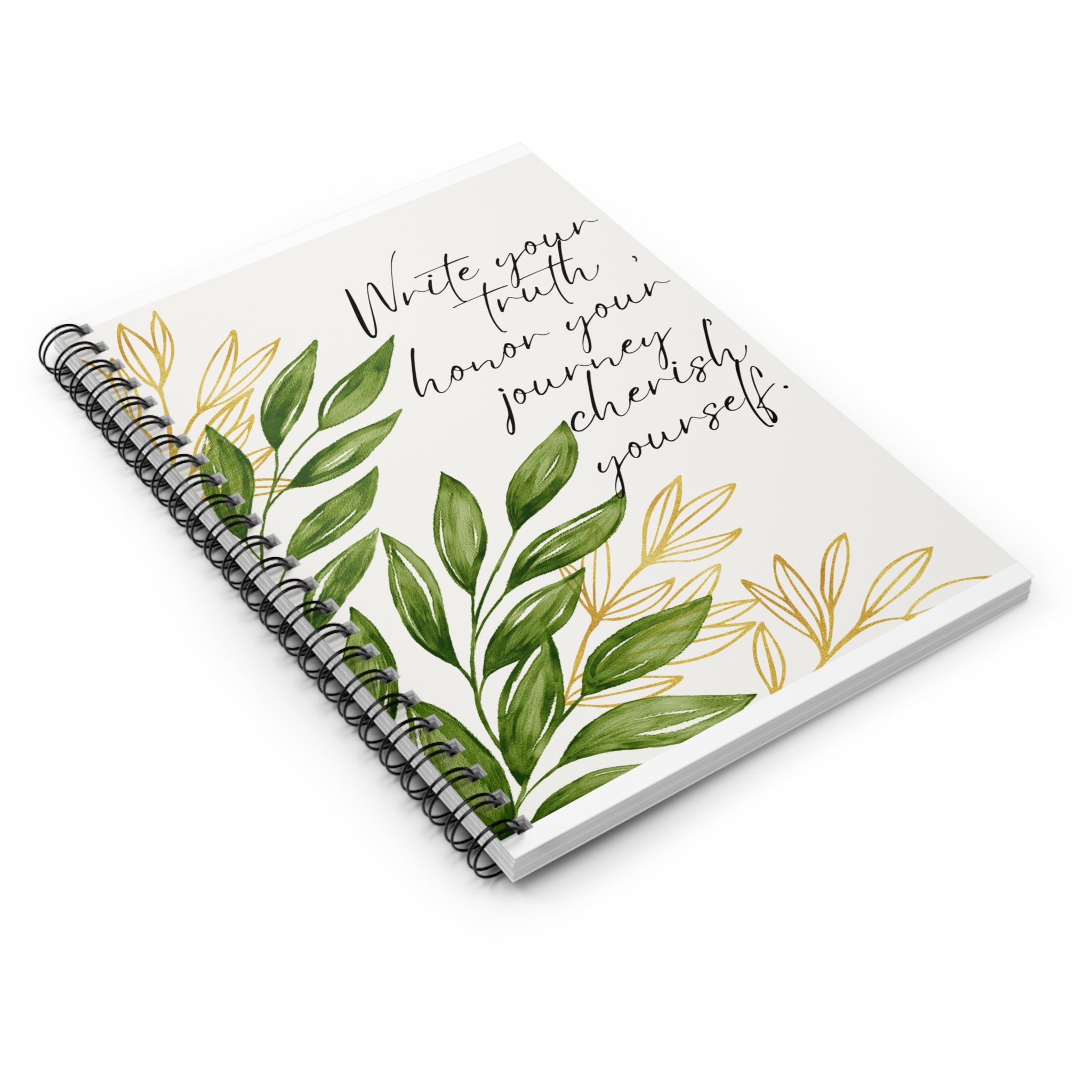 Write Your Truth Spiral Notebook - Ruled Line